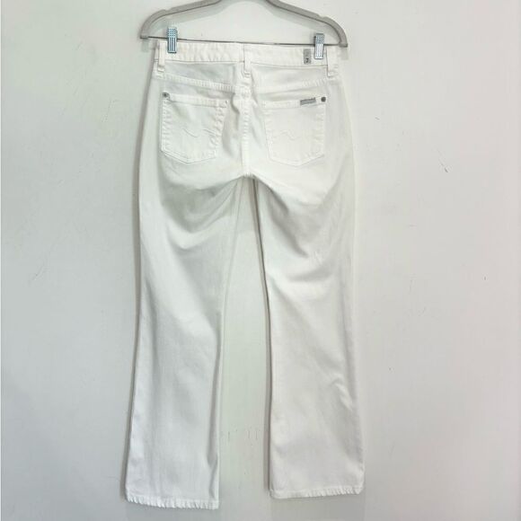 7 for All Mankind SLIM ILLUSION KIMMIE STRAIGHT IN LUXE WHITE - Picture 11 of 13